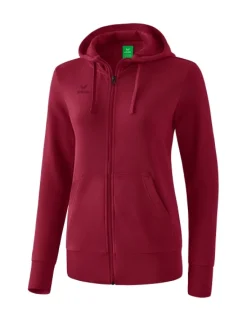 erima Damen Kapuzensweatjacke bordeaux