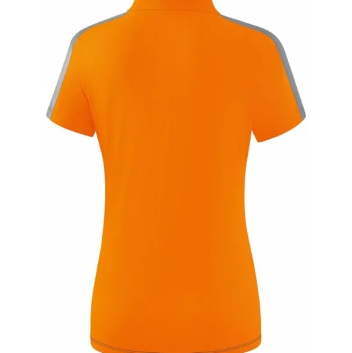 Erima Damen Poloshirt Squad orange-grau