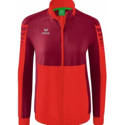 Erima Damen Präsentationsjacke Six Wings rot