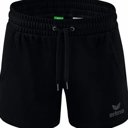 Erima Damen Sweatshorts Essential Team schwarz