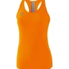 Erima Damen Tank Top Squad orange-grau