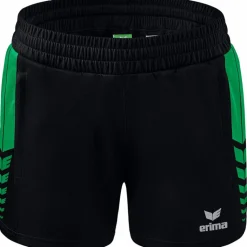 Erima Damen Training Shorts Six Wings schwarz-grün