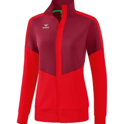 Erima Damen Trainingsjacke Squad rot