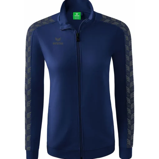 Erima Damen Trainingsjacke Essential Team blau-grau