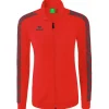 Erima Damen Trainingsjacke Essential Team rot-grau