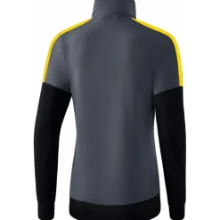 Erima Damen Trainingsjacke Squad grau-schwarz-gelb