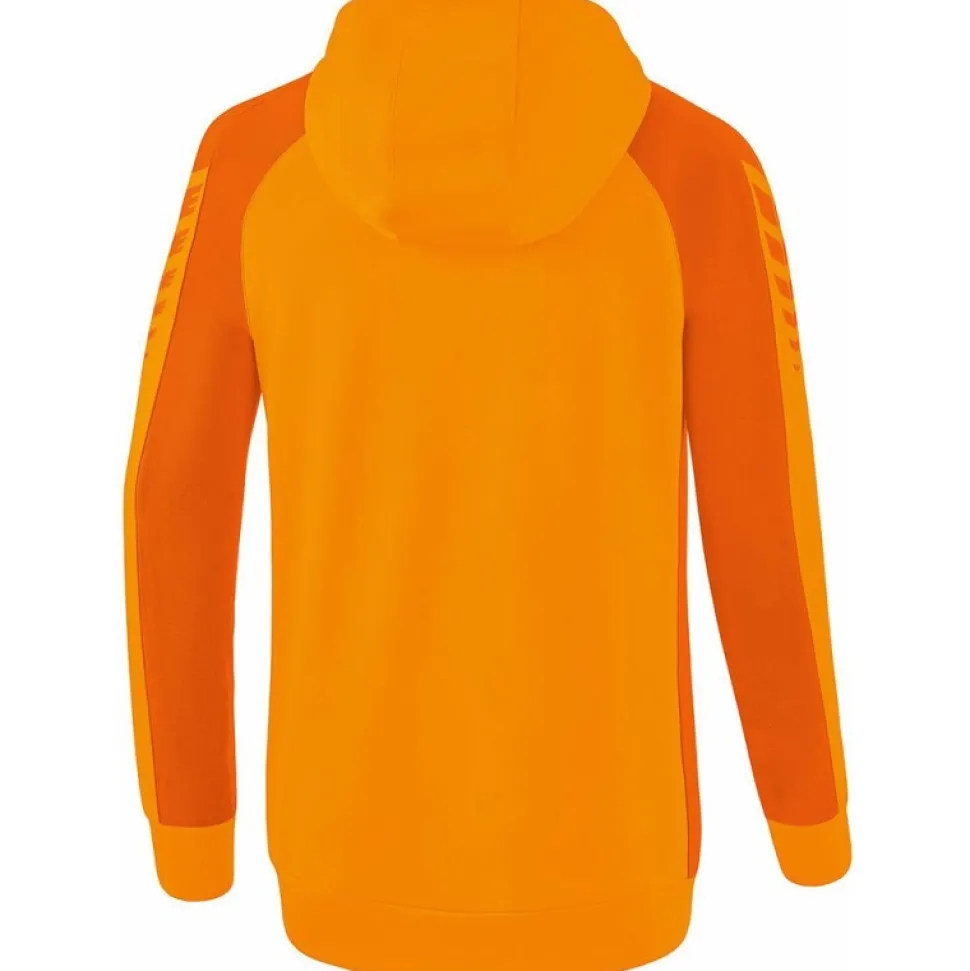 Erima Damen Trainingsjacke mit Kapuze Six Wings orange