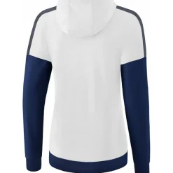Erima Damen Trainingsjacke mit Kapuze Squad weiß-blau-grau