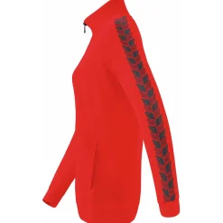 Erima Damen Trainingsjacke Essential Team rot-grau