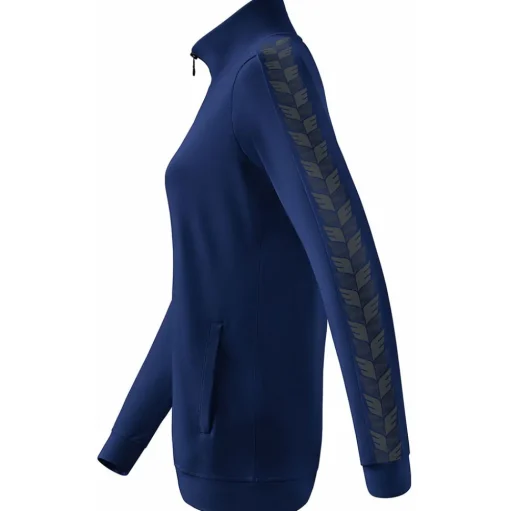 Erima Damen Trainingsjacke Essential Team blau-grau