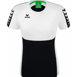 Erima Damen T-Shirt Six Wings schwarz-weiß