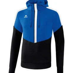 Erima Herren Hoodie Squad blau-schwarz-weiß