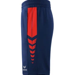 Erima Herren Training Shorts Six Wings blau-rot