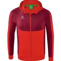 Erima Herren Trainingsjacke mit Kapuze Six Wings rot
