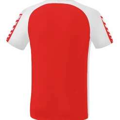 Erima Herren T-Shirt Six Wings rot-weiß