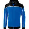 erima Kinder CHANGE by erima Trainingsjacke mit Kapuze new royal/schwarz/weiß