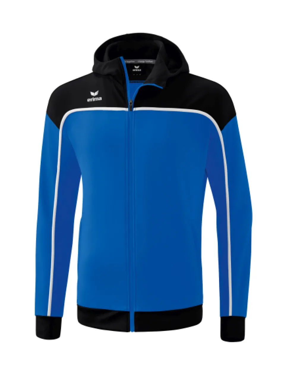 erima Kinder CHANGE by erima Trainingsjacke mit Kapuze new royal/schwarz/weiß