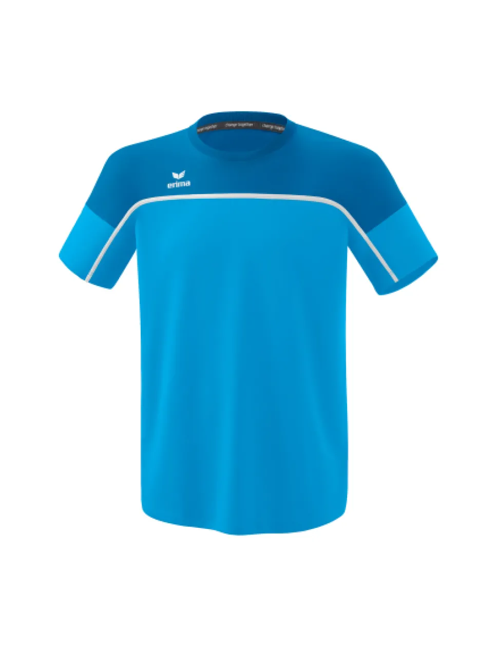 erima Kinder CHANGE by erima T-Shirt curacao/mykonos/weiß