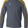 Erima Kinder EVO STAR Sweatshirt slate grey gelb