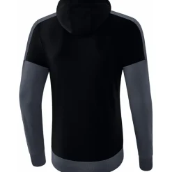 Erima Kinder Hoodie Squad schwarz-grau