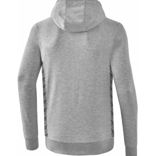 Erima Kinder Kapuzensweat Essential Team grau
