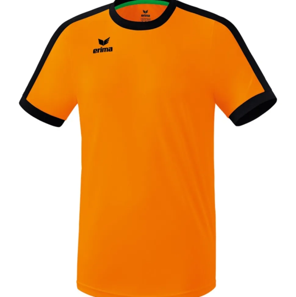 Erima Kinder Kurzarm Trikot Retro Star orange-schwarz