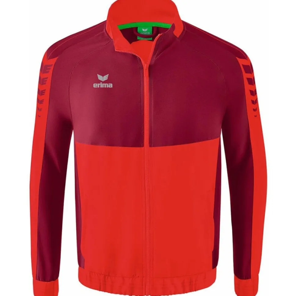 Erima Kinder Präsentationsjacke Six Wings rot
