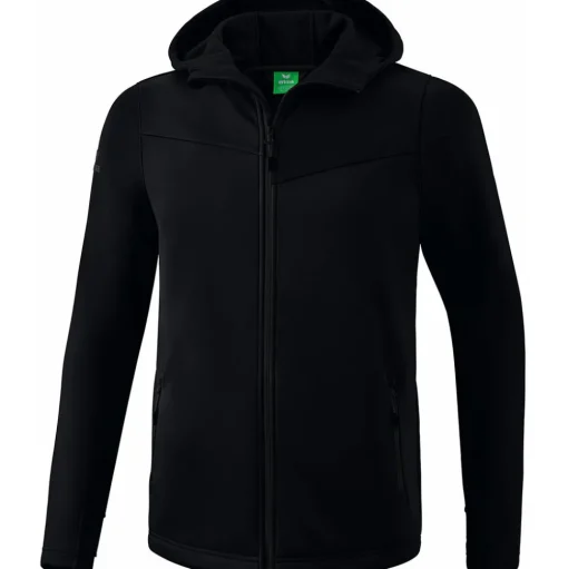 Erima Kinder Softshelljacke Performance schwarz