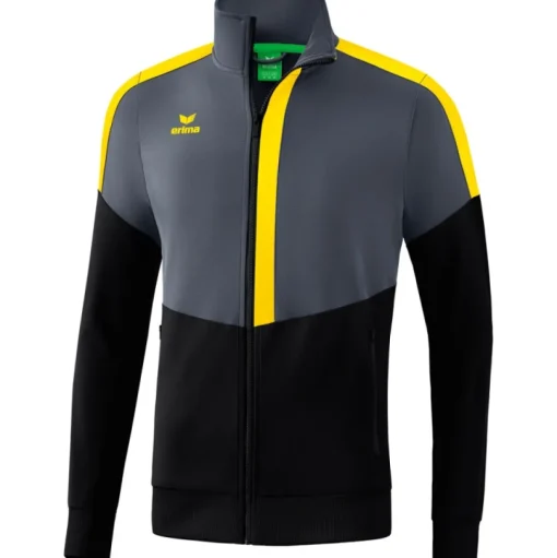 Erima Kinder Trainingsjacke Squad grau-schwarz-gelb