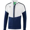 Erima Kinder Trainingsjacke Squad weiß-blau-grün