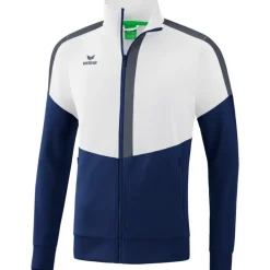 Erima Kinder Trainingsjacke Squad weiß-blau-grün
