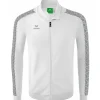 Erima Kinder Trainingsjacke Essential Team weiß-grau