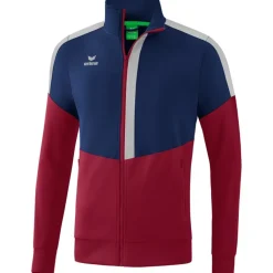 Erima Kinder Trainingsjacke Squad blau-rot-grau