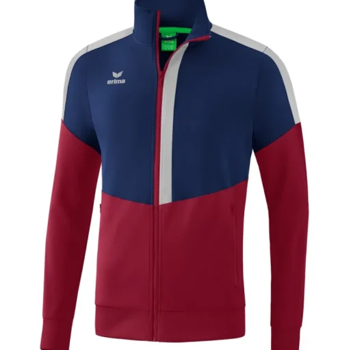 Erima Kinder Trainingsjacke Squad blau-rot-grau