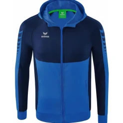 Erima Kinder Trainingsjacke mit Kapuze Six Wings blau