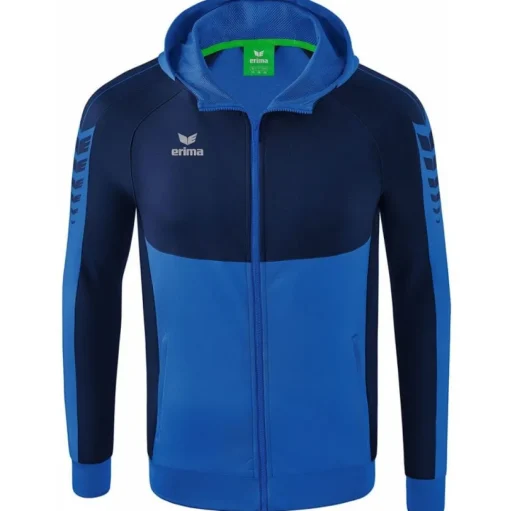Erima Kinder Trainingsjacke mit Kapuze Six Wings blau