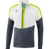 Erima Kinder Trainingsjacke Squad weiß-grau-grün