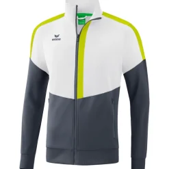 Erima Kinder Trainingsjacke Squad weiß-grau-grün