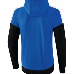 Erima Kinder Trainingsjacke mit Kapuze Squad blau-schwarz