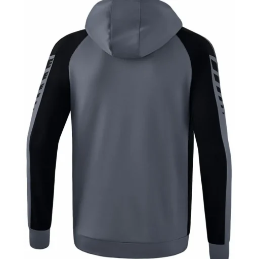 Erima Kinder Trainingsjacke mit Kapuze Six Wings grau