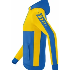 Erima Kinder Trainingsjacke mit Kapuze Six Wings blau-gelb