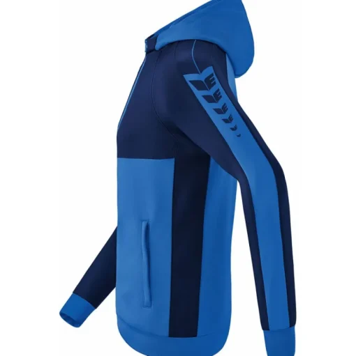 Erima Kinder Trainingsjacke mit Kapuze Six Wings blau