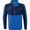 Erima Trainingsjacke Six Wings m.abnehmbaren Ärmeln blau