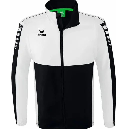 Erima Trainingsjacke Six Wings m.abnehmbaren Ärmeln schwarz