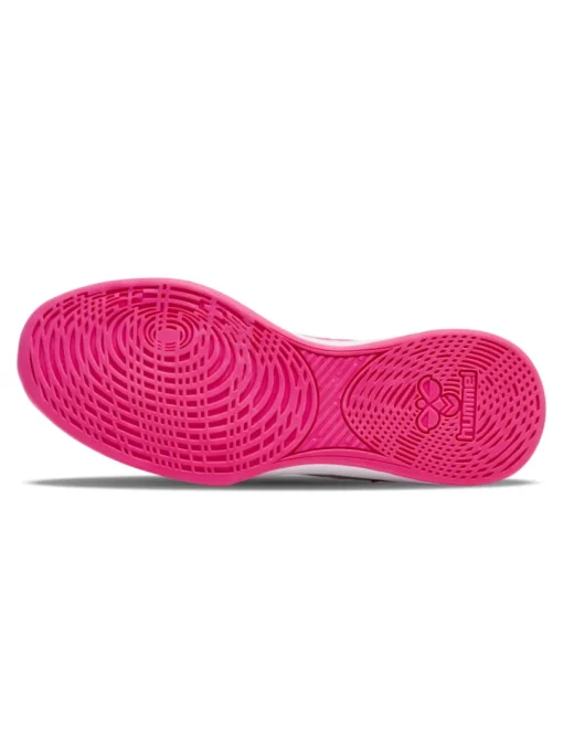 Hummel All Court Handballschuh bright white/raspberry sorbet