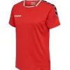 Hummel Hmlauthentic 24 Poly Jersey Woman S/S true red