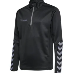 Hummel Hmlauthentic 24 Kids Half Zip Sweatshirt black/asphalt
