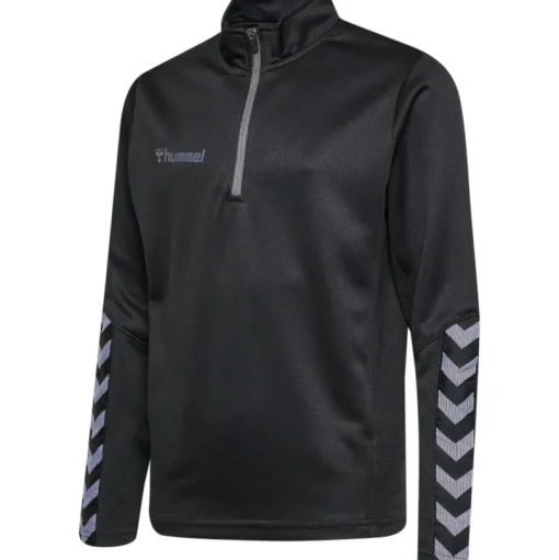 Hummel Hmlauthentic 24 Kids Half Zip Sweatshirt black/asphalt