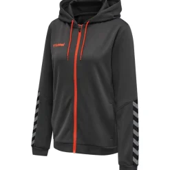 Hummel Hmlauthentic 24 Poly Zip Hoodie Woman asphalt