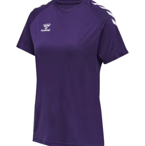 Hummel Hmlcore XK Core Poly Tee S/S Woman acai/white